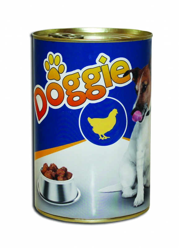 Консерва за кучета- хапки в сос Доги - Пиле