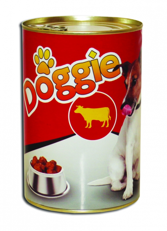 Консерва за кучета- хапки в сос Доги- телешко